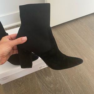 Steve Madden Black Booties
